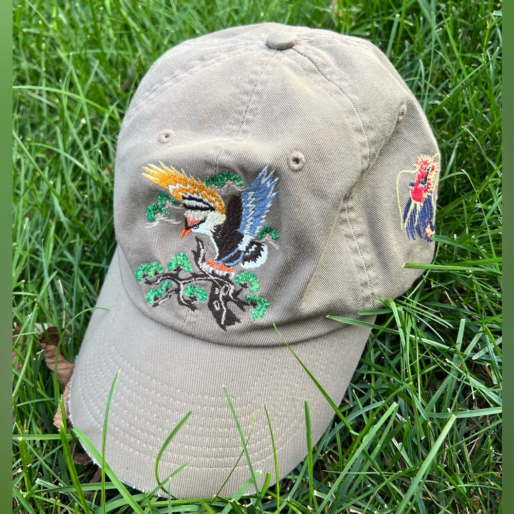 Vintage Polo Ralph Lauren Baseball Cap Hat Brown Expedition Dragon